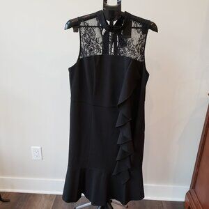 NWT - Eloquii Black Lace formal dress,  Size:  16